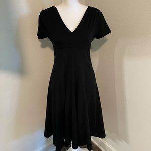 Maeve by Anthropologie Amelia Mini Black Dress